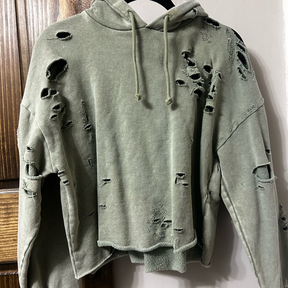 Gilded Intent Sage Green Sweatshirt